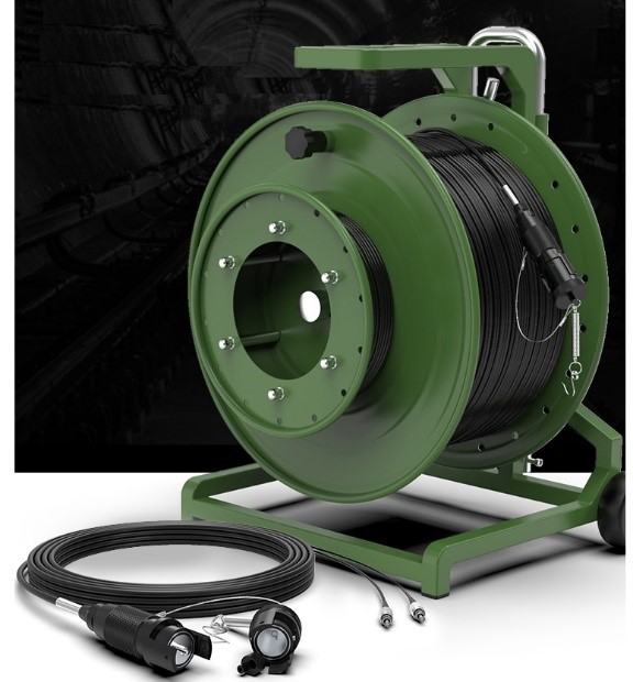 Outdoor Tactical Fiber Optic Cable Assembly With Military Tactical