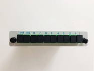 2x8 Plug-in Type  SC APC Fiber Optic PLC Splitter