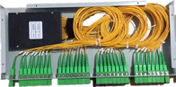1XN 2XN Rack Mount Type Fiber Optical PLC Splitter