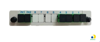 2xN Plug-in Type Fiber Optical PLC Splitter ITU-T G657A1