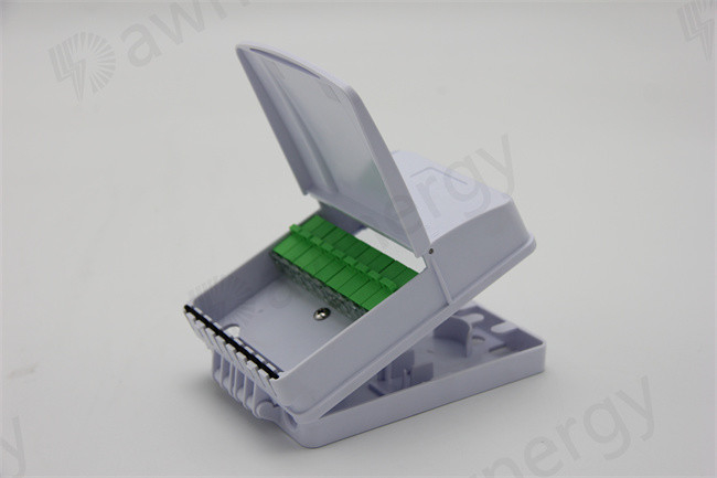 9 Core Fiber Optic Distribution Box With 1X8 Or 1X9 Mini Type PLC Splitter