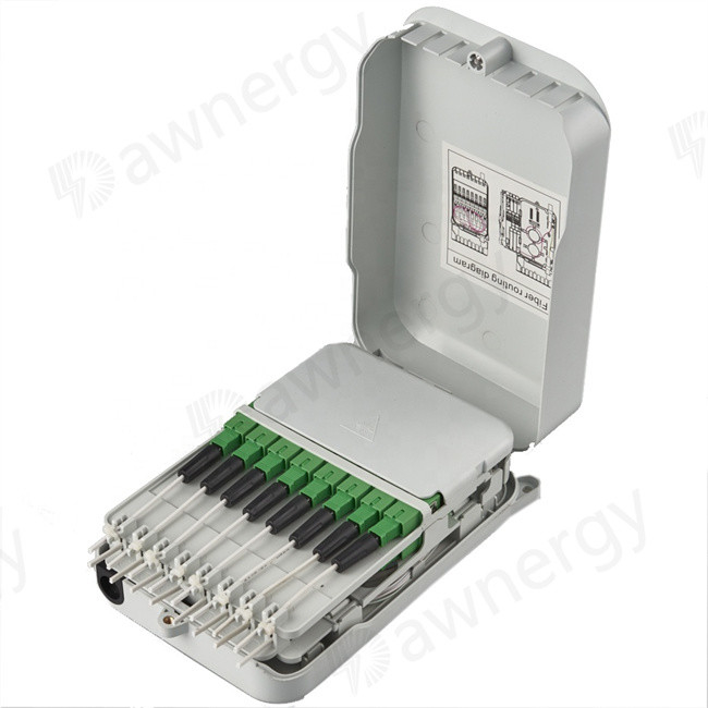 16 Core Fiber Optic Distribution Box With IP-55 Protection Level
