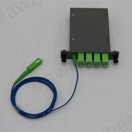 1x4 1x8 1x16 Plug-In Type SC APC plc fiber splitter spacial package