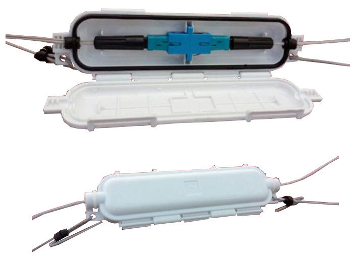 ABS Fiber Optic Cable Fittings FTTH Drop Cable Protection Box
