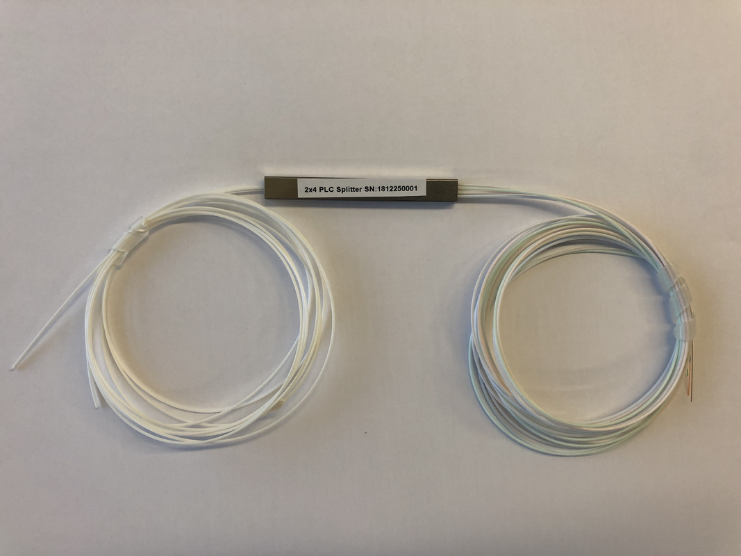 2x4 Mini Type Fiber PLC Splitter Without Connector