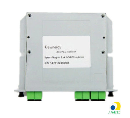Split2n 2xN Plug-in Type Fiber Optical PLC Splitter