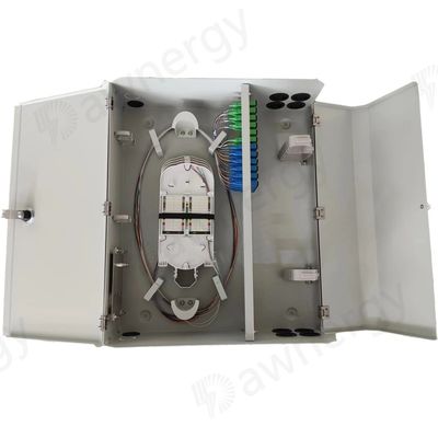 Wall Mounted Metal Fiber Optic Distribution Box FTTH Access Networks
